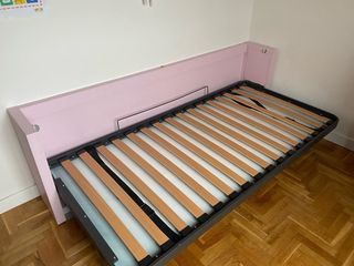 Cama abatible niña Lagrama con pizarra