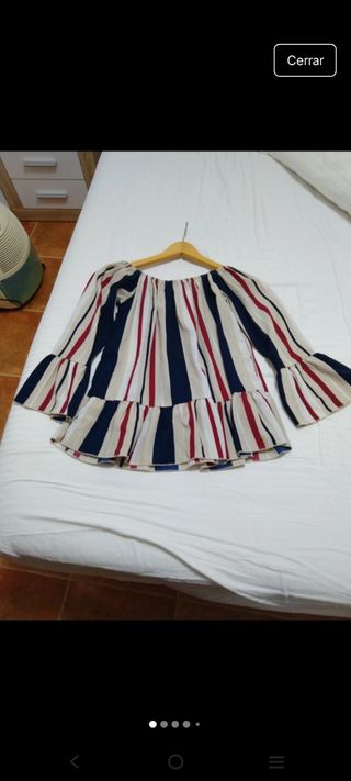 Blusa de rayas