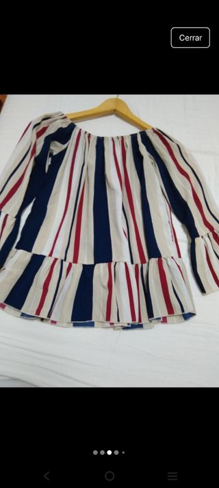 Blusa de rayas