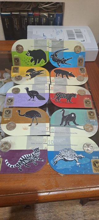10 Coincard Perú: Colección Fauna Silvestre