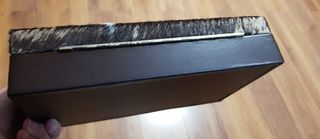 Caja de tabaco. Joyero de madera. Todo vintage.