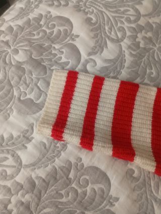 Jersey lana bicolor rayas.