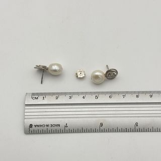 Pendientes de plata 925 TOUS con perlas