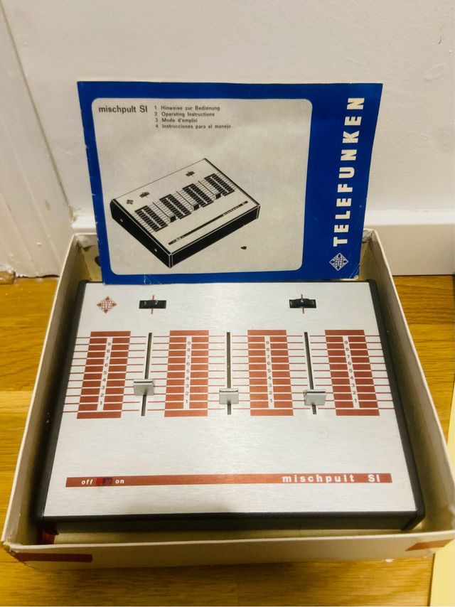 Telefunken pupitre de mezcla