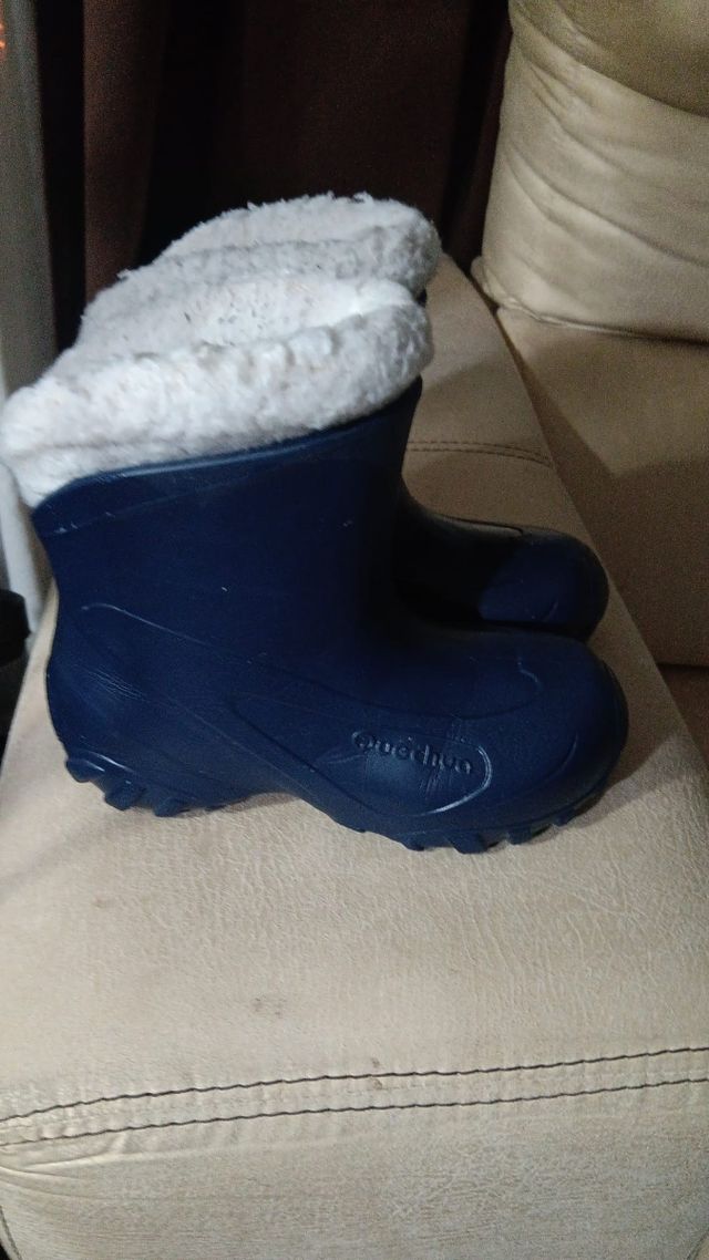 Pantalon nieve y botas para niño 8 años