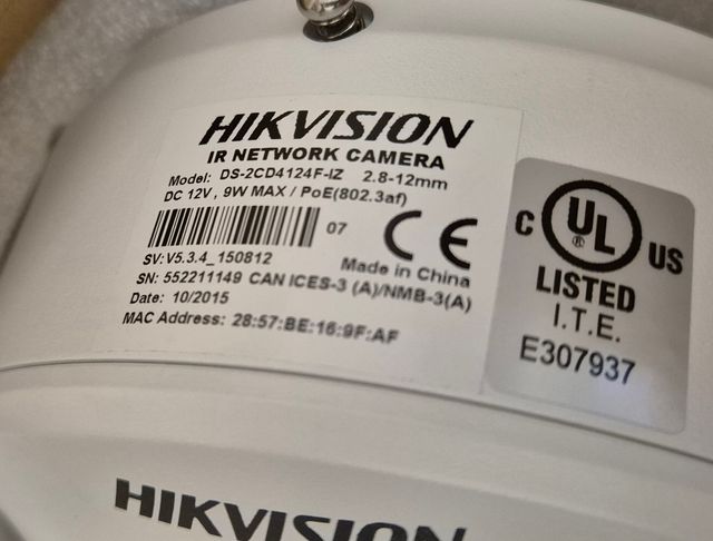 Telecamera Dome Hikvision