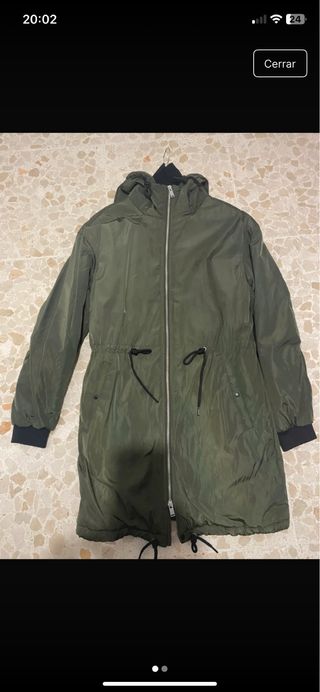 Parka pullbear talla M