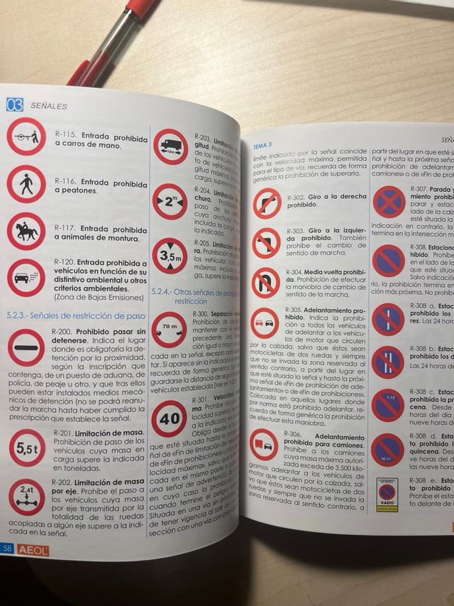 Libro del Manual del Permiso B AEOL