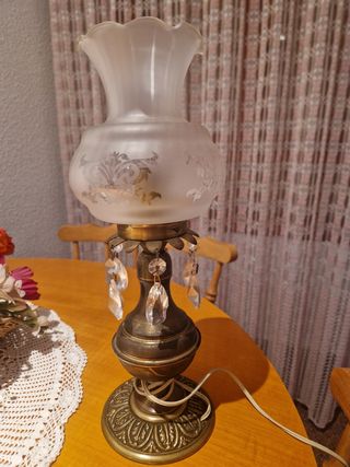 Lámpara mesita vintage