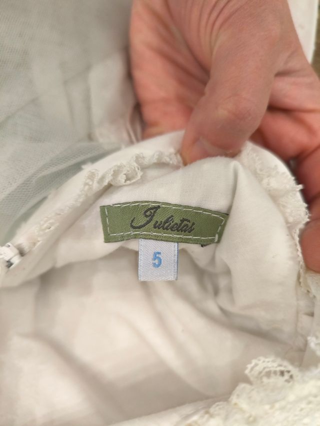 Vestido ceremonia niña