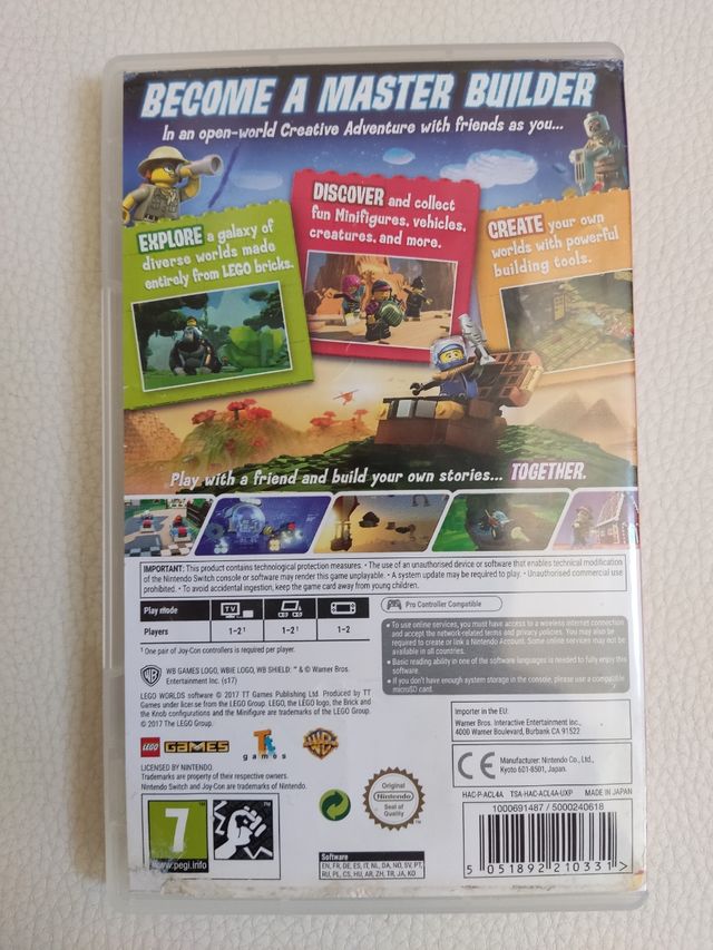 Lego worlds Nintendo Switch