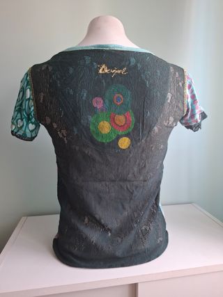 Camiseta desigual talla M