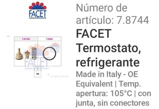 Termostato refrigerante 