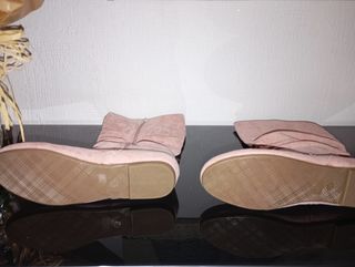 Botas rosas media pierna