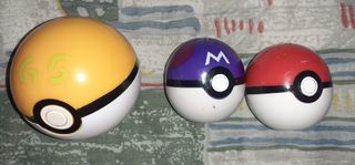 Lotto 3 Sfere Poke ball e Figures Pokemon,Pikachu
