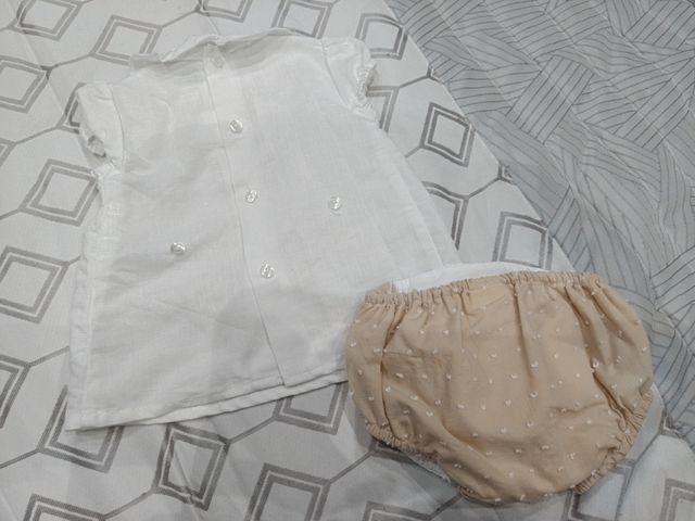 Conjunto camisa y ranita marca Yoedu