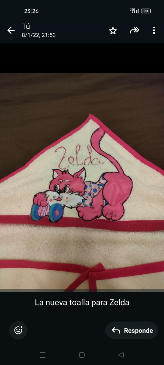 Toallas de bebé personalizadas