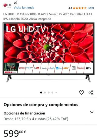 Televisión LG