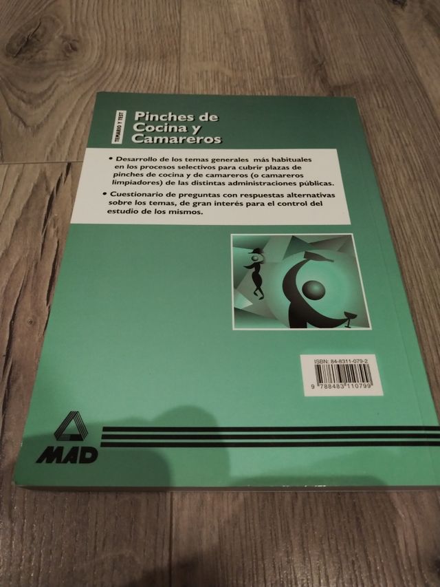 LIBRO OPOSICIÓN PINCHE DE COCINA 