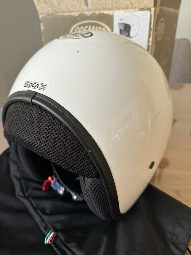 Casco Jet Premier Vintage U8 Blanco