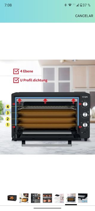 Horno de sobremesa 