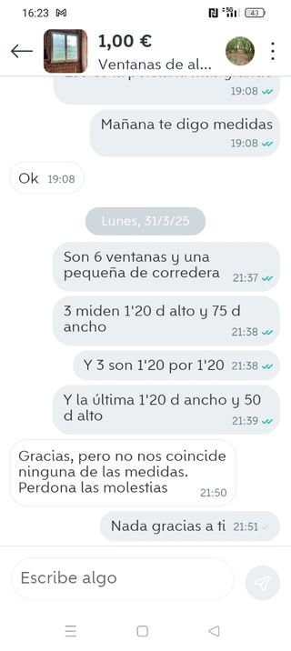 Ventanas de aluminio