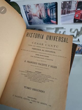 Historia universal César Cantú 