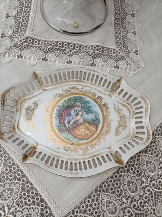 Vassoio in porcellana