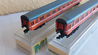 Vagones Eurofirma SNCF Escala N. Minitrix