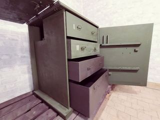Banco de trabajo militar portátil, industrial.