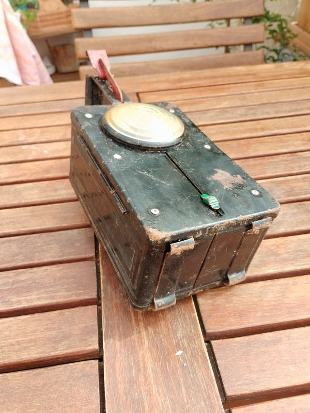 Lampada ferroviaria. Italia anni 60