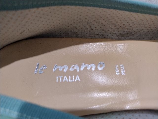 Ballerine gioiello verde acqua nr 40