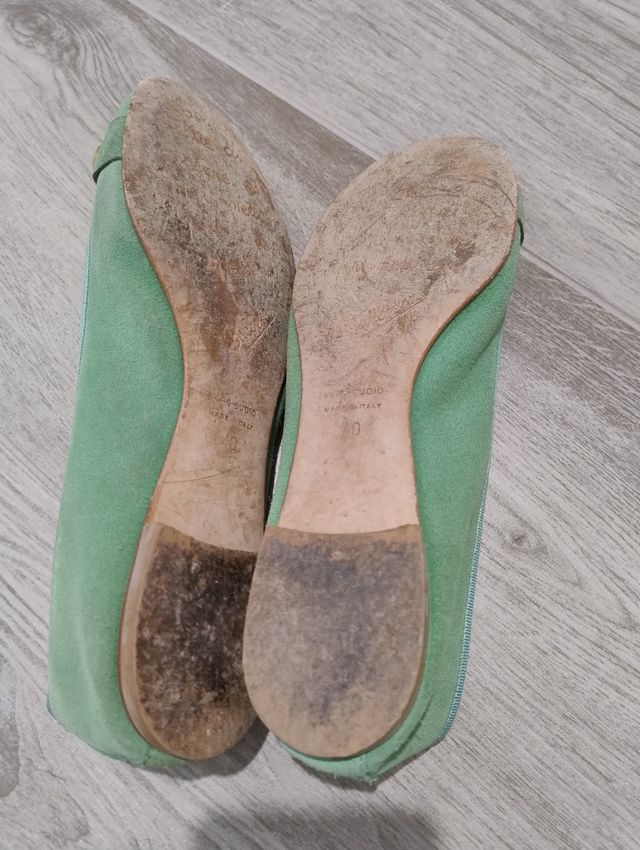 Ballerine gioiello verde acqua nr 40