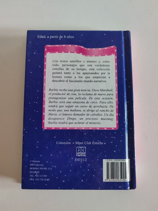Barbie y los caballos libro colección