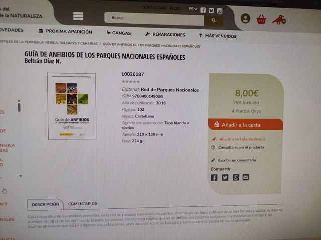 Guia de ANFIBIOS. P.N.