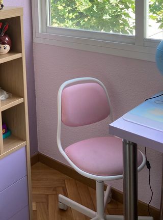 Silla infantil escritorio rosa de Ikea