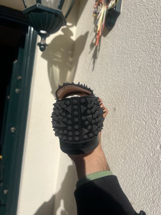 Mocasines louboutin dandy pik pik all black