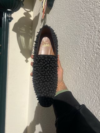 Mocasines louboutin dandy pik pik all black