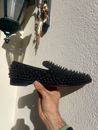 Mocasines louboutin dandy pik pik all black