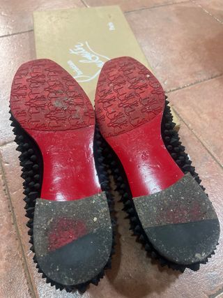 Mocasines louboutin dandy pik pik all black