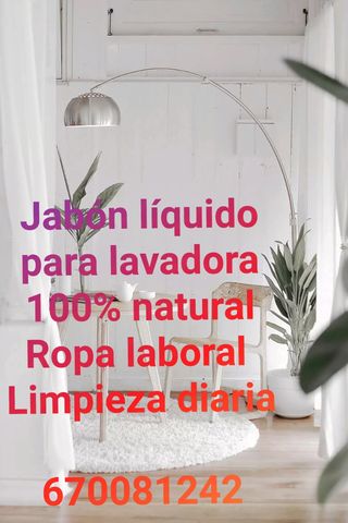 Jabón liquido lavadora