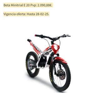 Moto beta trial electrica t20