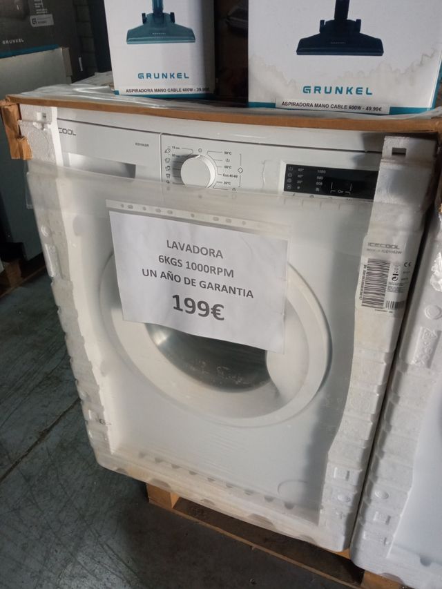 Lavadora 6kgs 1000rpm