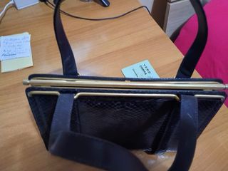 Borsa vintage di vero cobra