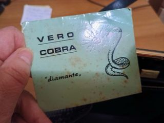 Borsa vintage di vero cobra