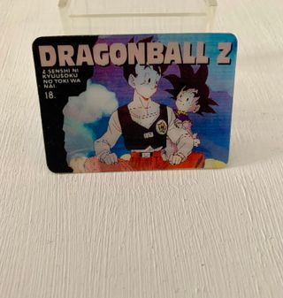 carta RARA lenticolare Dragon Ball Z 1990 Japan