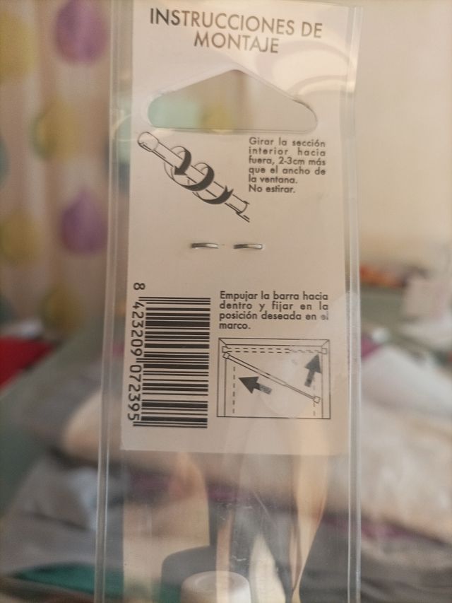 Barra extensible a presión 30-50cm