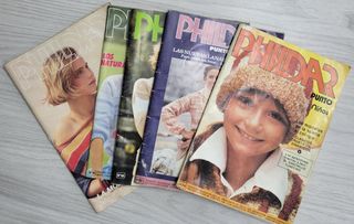 Lote 4 revistas vintage Phildar