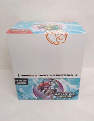 POKÉMON AVVENTURE INSIEME display BOX 30 bustine