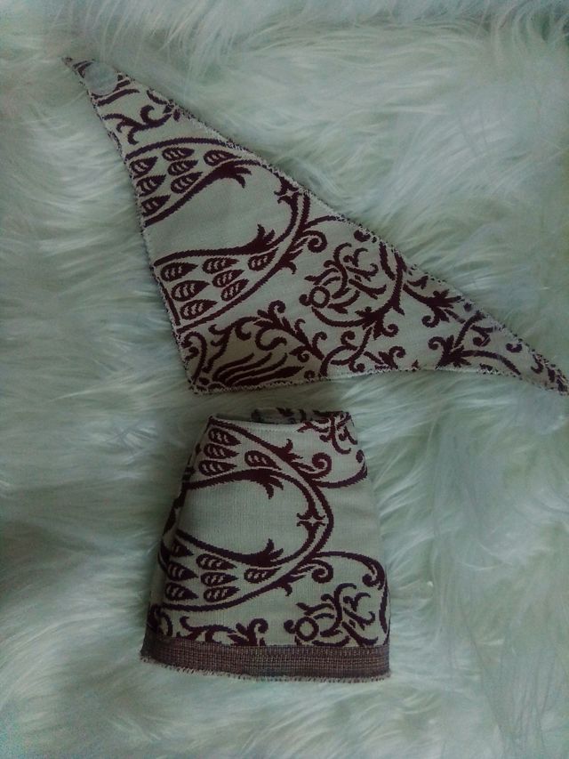 Falda y chal para muñeca Nancy